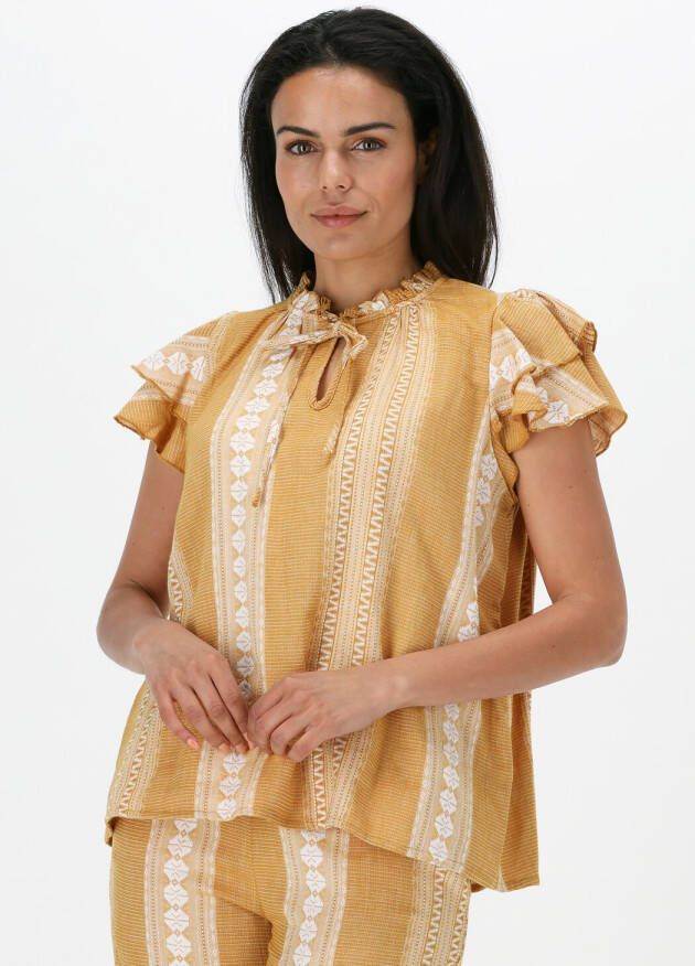 SOFIE SCHNOOR Dames Blouses Blouse #s222303 Oker