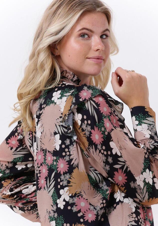 Sofie Schnoor Zwarte Mini Jurk voor Vrouwen Multicolor Dames