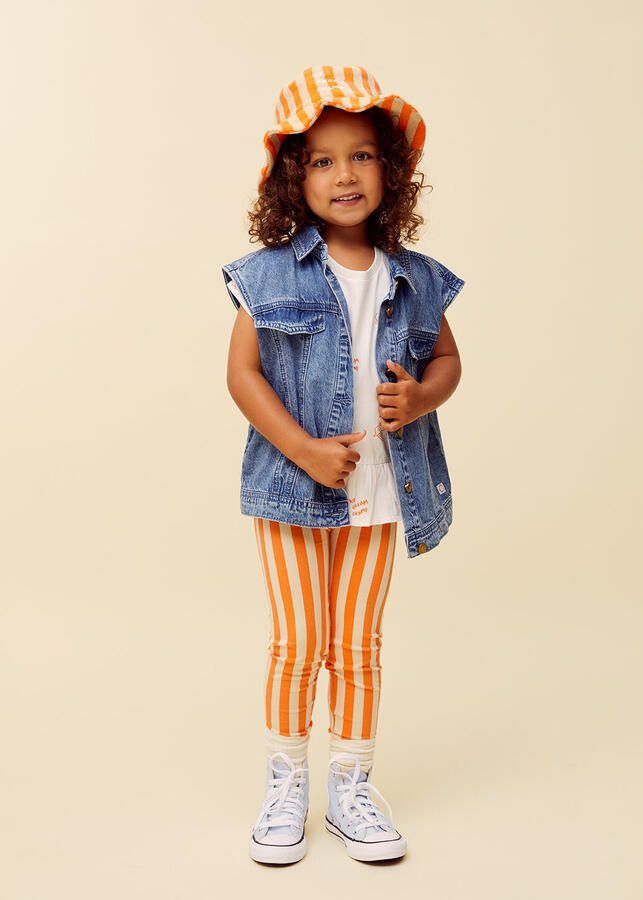 SPROET & SPROUT Jongens Broeken Legging Small Stripes Oranje - Foto 2