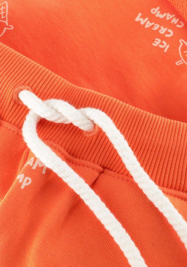SPROET & SPROUT Jongens Broeken Sweat Shorts Ice Cream Print Oranje