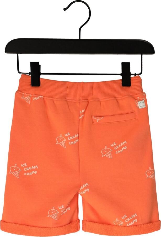 SPROET & SPROUT Jongens Broeken Sweat Shorts Ice Cream Print Oranje - Foto 2