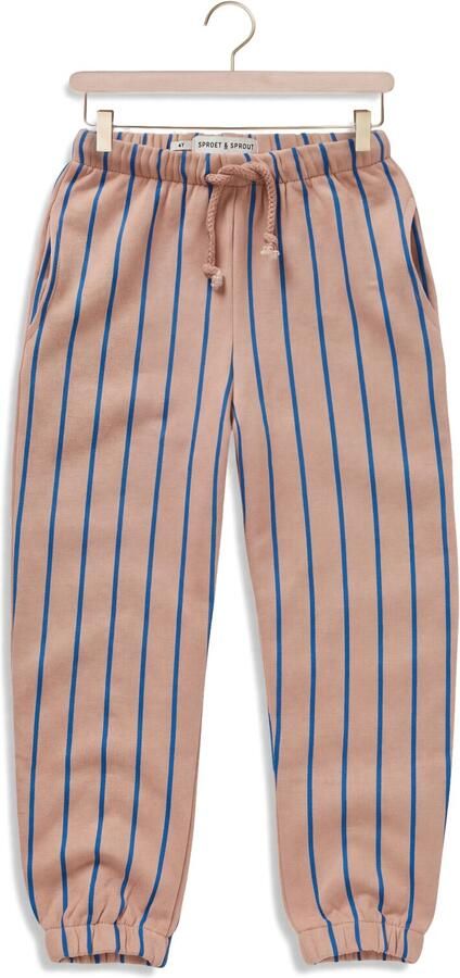 SPROET & SPROUT Jongens Broeken Sweatpants Small Stripe Beige