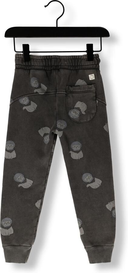 Sproet & Sprout Jongens Broeken Sweatpants Space Cat Print Zwart