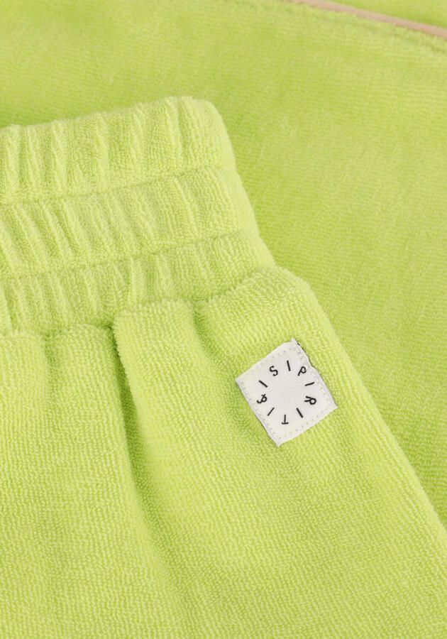 Sproet & Sprout Jongens Broeken Terry Sport Shorts Citrus Lime