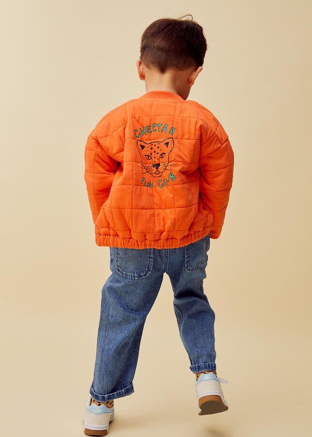 SPROET & SPROUT Jongens Jassen Quilted Jacket Cheetah Oranje - Foto 3