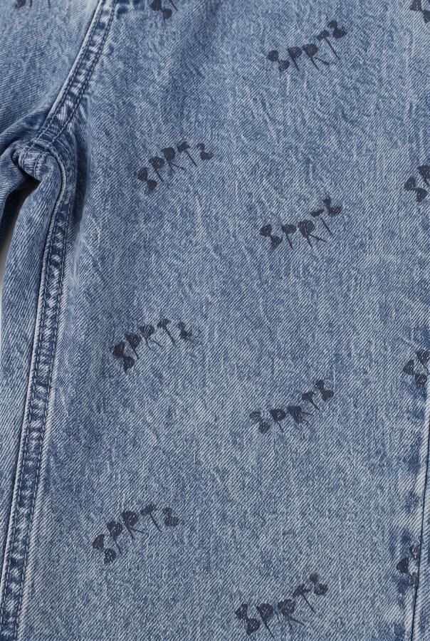 SPROET & SPROUT Jongens Jeans Straight Denim Pants Sprt& Print Lichtblauw - Foto 2