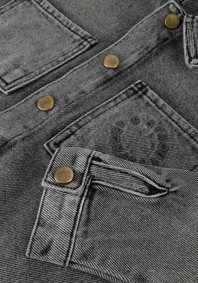 Sproet & Sprout Jongens Overhemden Denim Shirt Donkergrijs - Foto 3