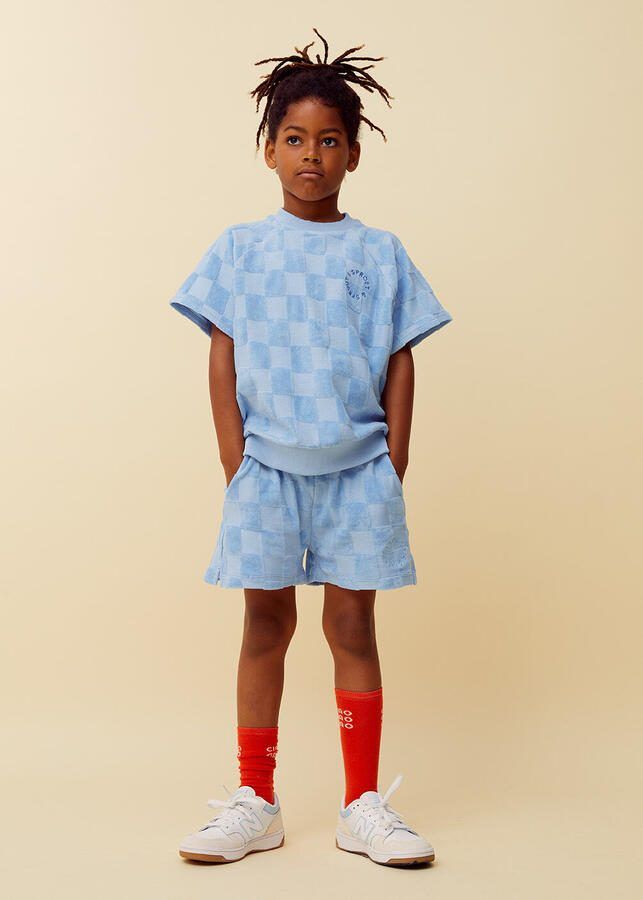 SPROET & SPROUT Jongens Polo's & T-shirts Raglan Sweatshirt Terry Lichtblauw - Foto 2
