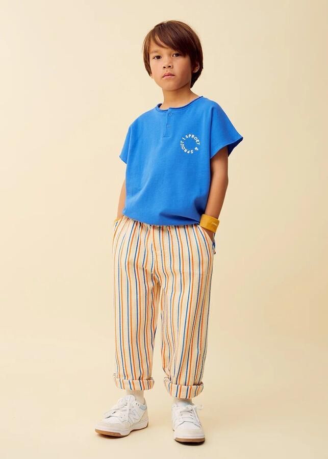 SPROET & SPROUT Jongens Polo's & T-shirts Sweat Top Grandad Blauw - Foto 3