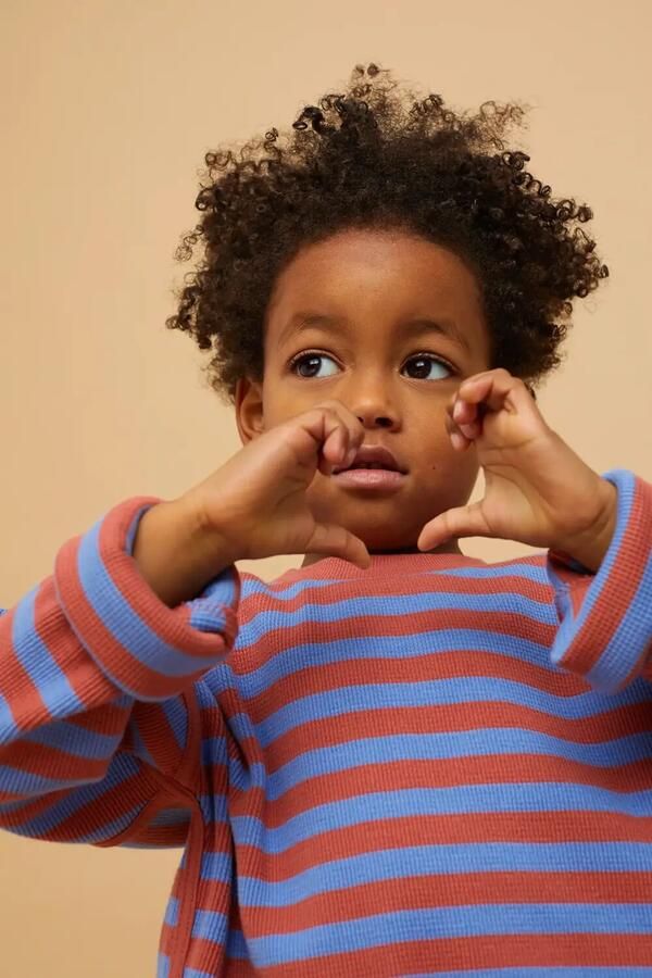 Sproet & Sprout Jongens Polo's & T-shirts Sweatshirt Stripes Blauw - Foto 2