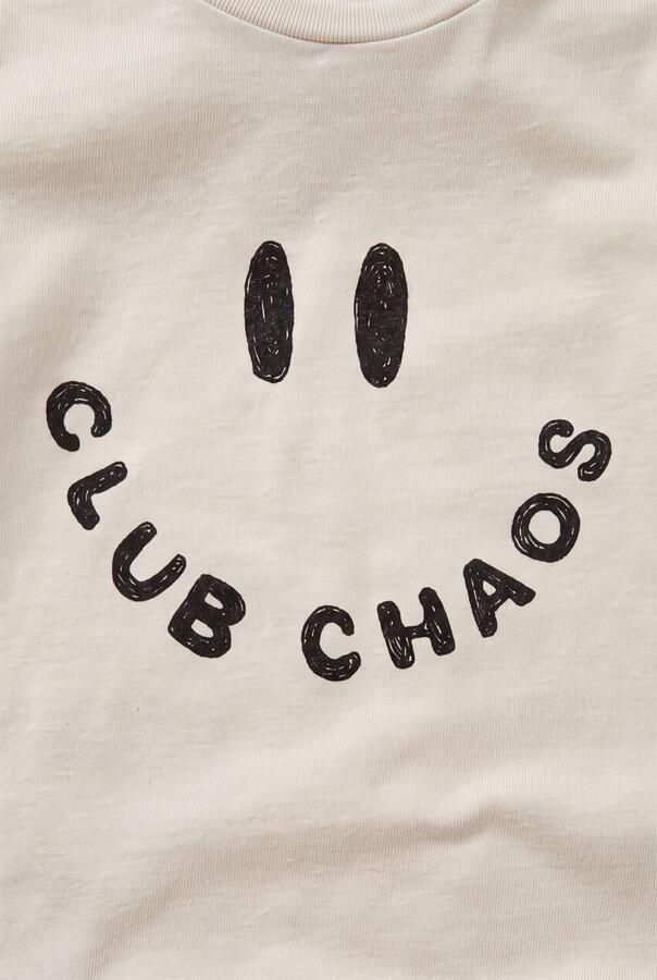 SPROET & SPROUT Jongens Polo's & T-shirts T-shirt Ls Club Chaos Ecru - Foto 2
