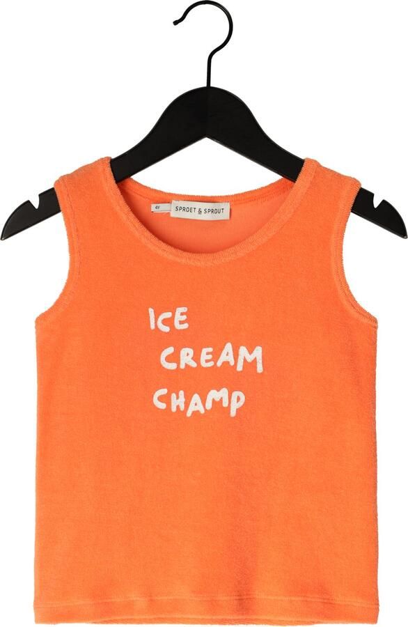 SPROET & SPROUT Jongens Polo's & T-shirts Tanktop Orange Oranje