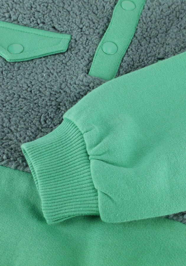 Sproet & Sprout Jongens Truien & Vesten Anorak Sweatshirt Colourblock Groen