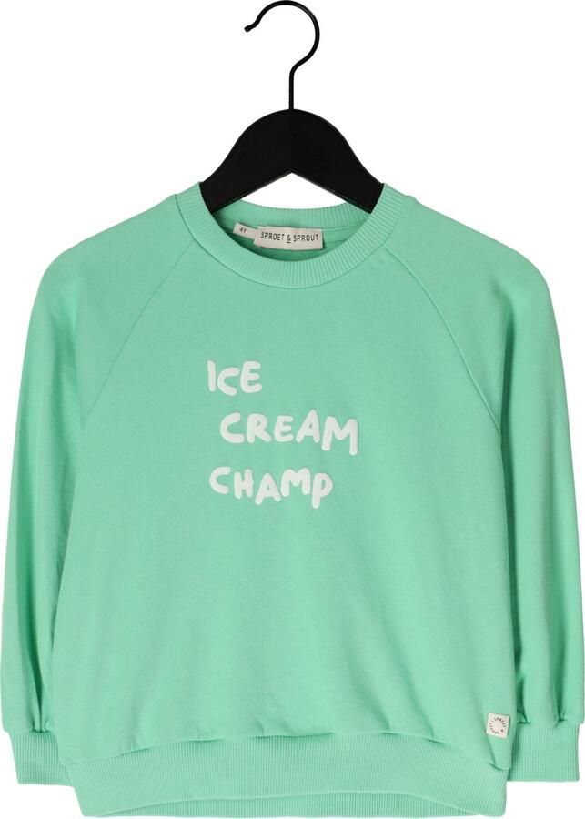 SPROET & SPROUT Jongens Truien & Vesten Raglan Sweatshirt Ice Cream Mint