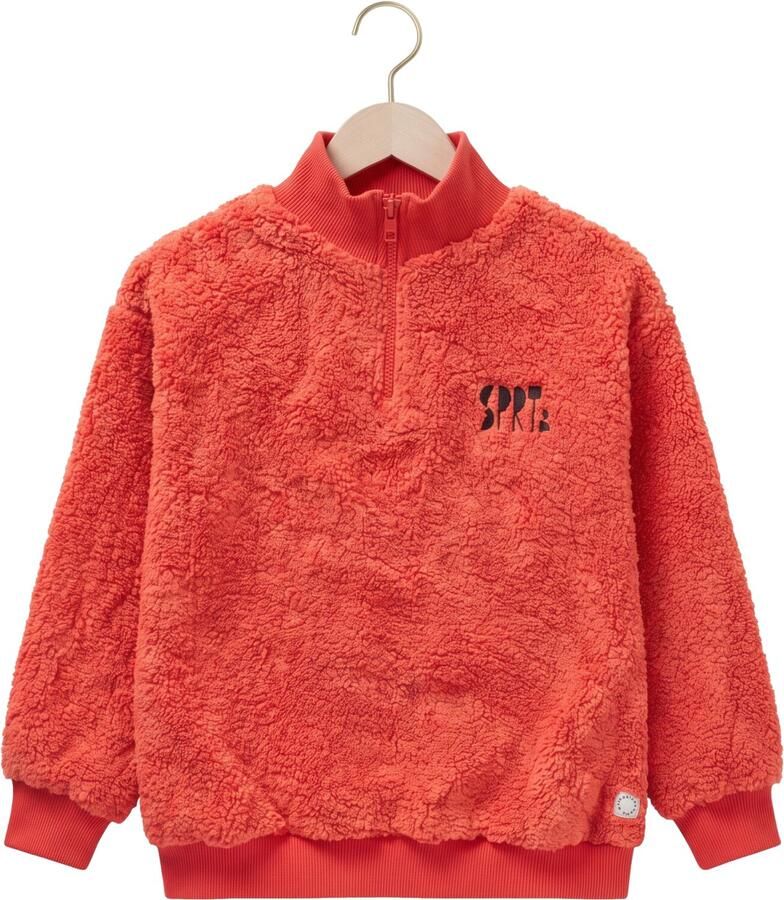 SPROET & SPROUT Jongens Truien & Vesten Sweatshirt Anorak Teddy Rood