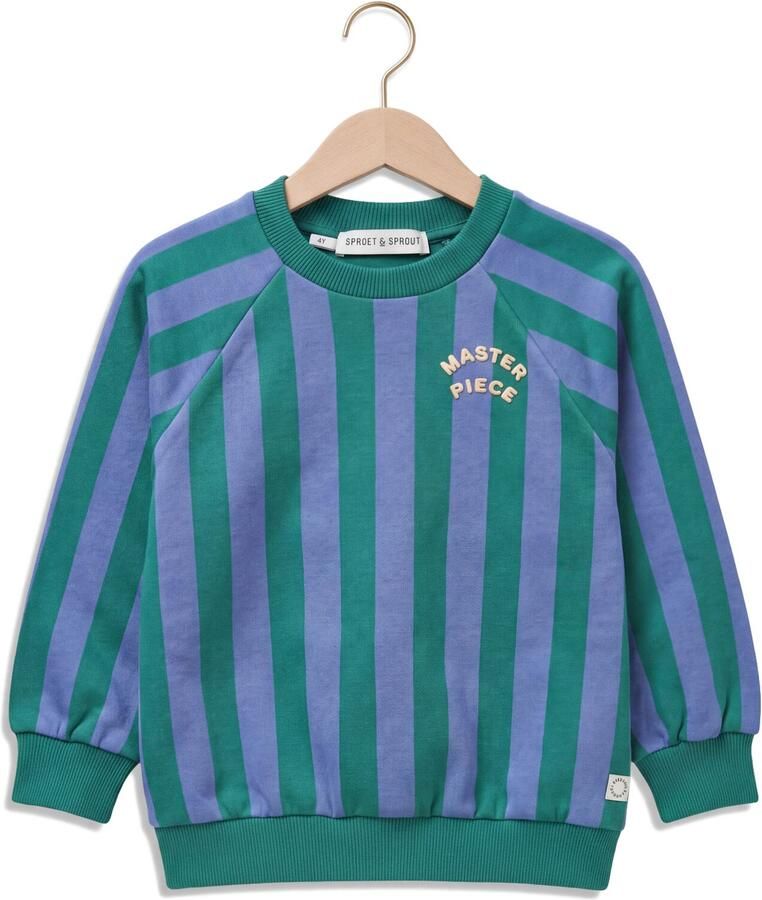 SPROET & SPROUT Jongens Truien & Vesten Sweatshirt Block Stripes Groen