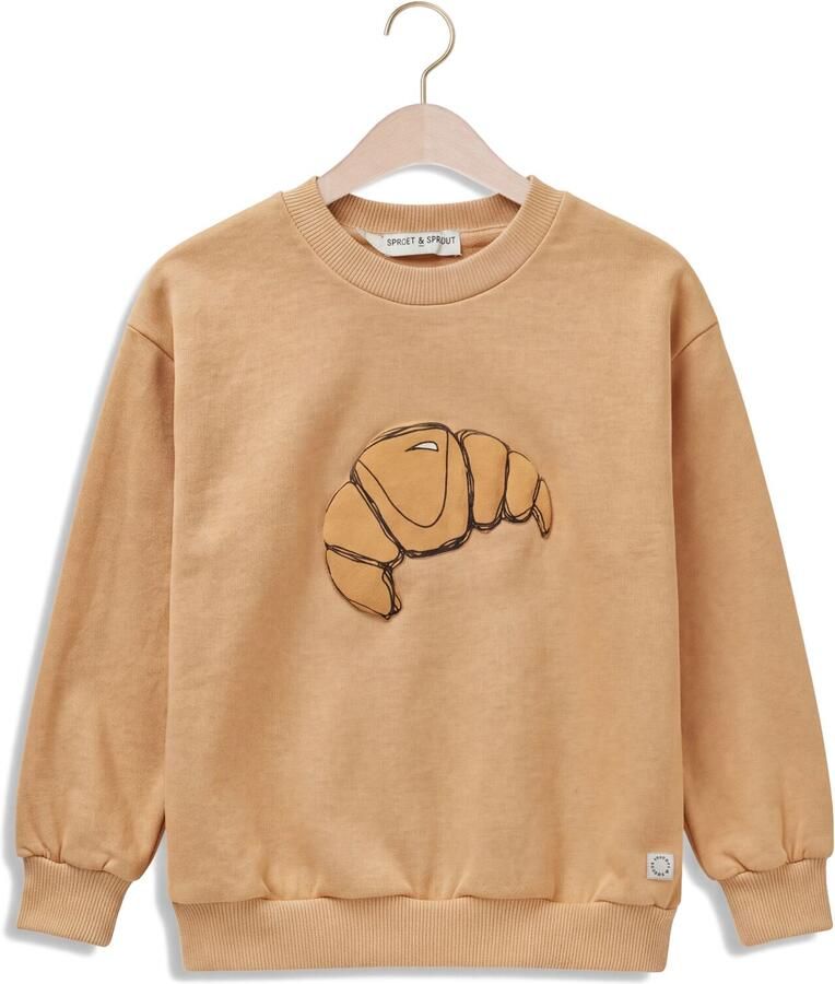 SPROET & SPROUT Jongens Truien & Vesten Sweatshirt Croissant Camel