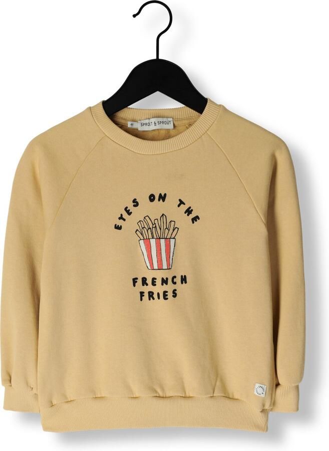 Sproet & Sprout Jongens Truien & Vesten Sweatshirt French Fries Beige - Foto 3