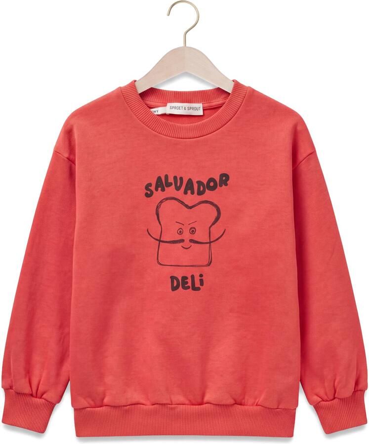 SPROET & SPROUT Jongens Truien & Vesten Sweatshirt Salvador Deli Rood