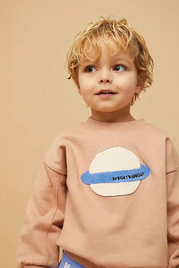 Sproet & Sprout Jongens Truien & Vesten Sweatshirt Saturn Bruin - Foto 2