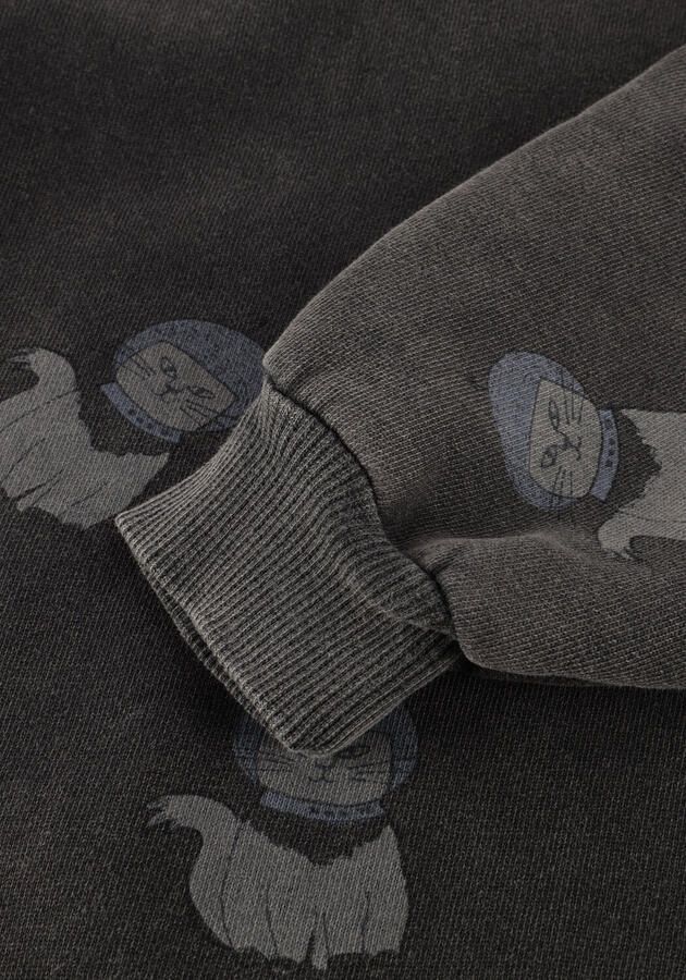 Sproet & Sprout Jongens Truien & Vesten Sweatshirt Space Cat Print Grijs