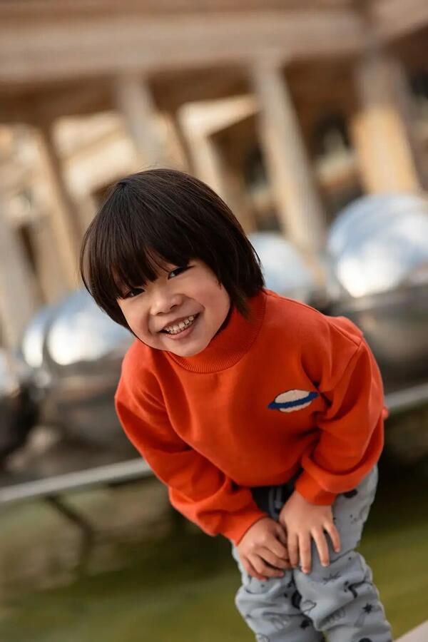 Sproet & Sprout Jongens Truien & Vesten Sweatshirt Turtle Neck Oranje - Foto 2