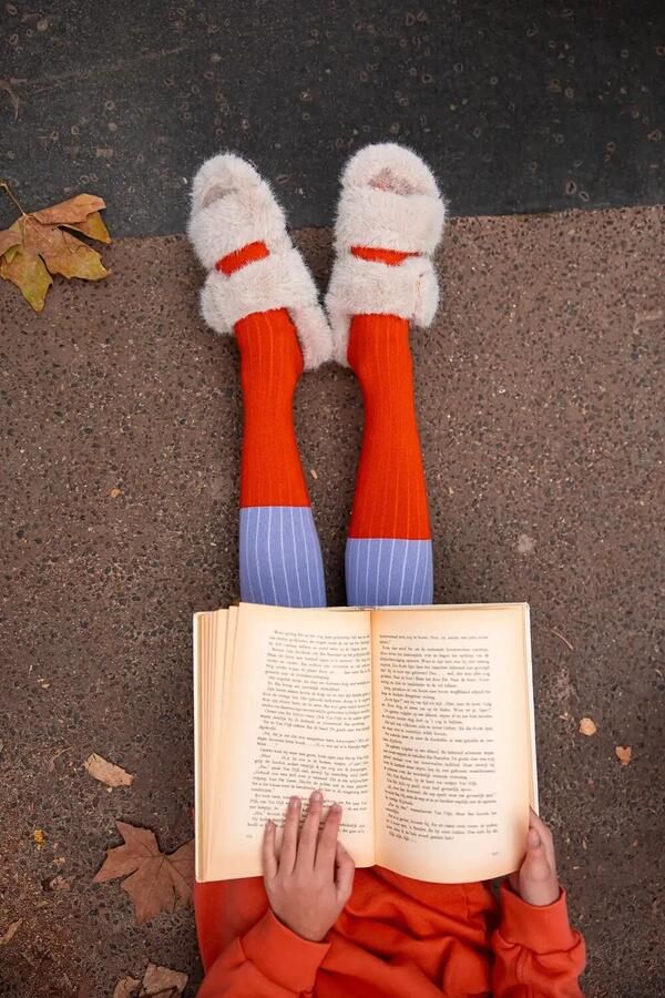 Sproet & Sprout Meisjes Beenmode Tights Colourblock Lavender Paars