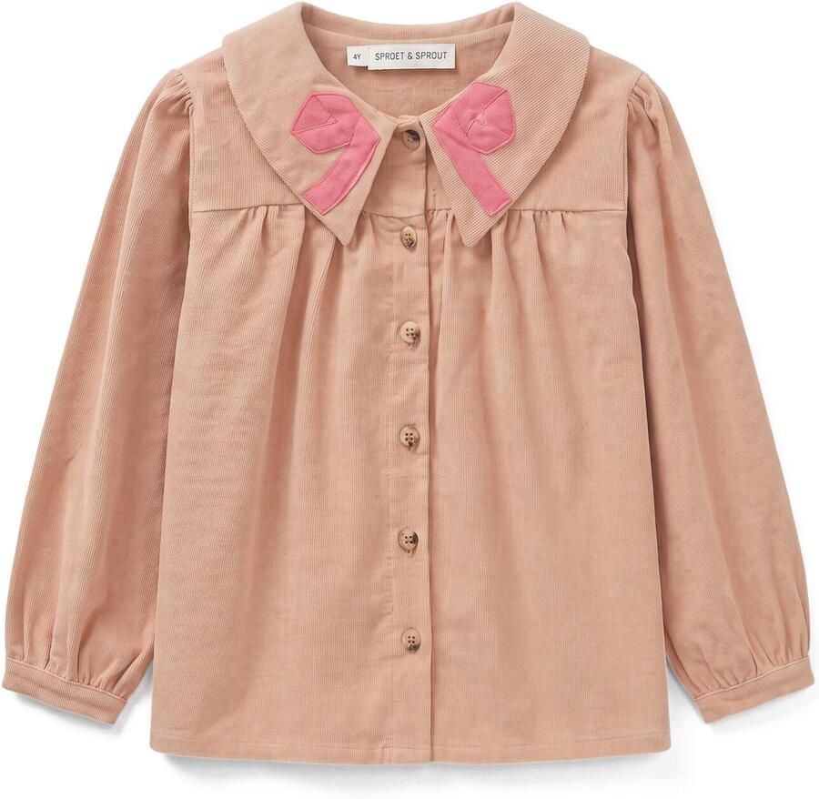 SPROET & SPROUT Meisjes Blouses Corduroy Blouse Zand