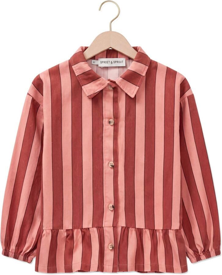 SPROET & SPROUT Meisjes Blouses Loose Blouse Stripe Roze