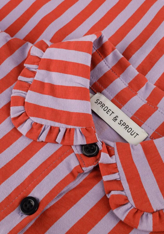 Sproet & Sprout Meisjes Blouses Stripe Blouse Paars