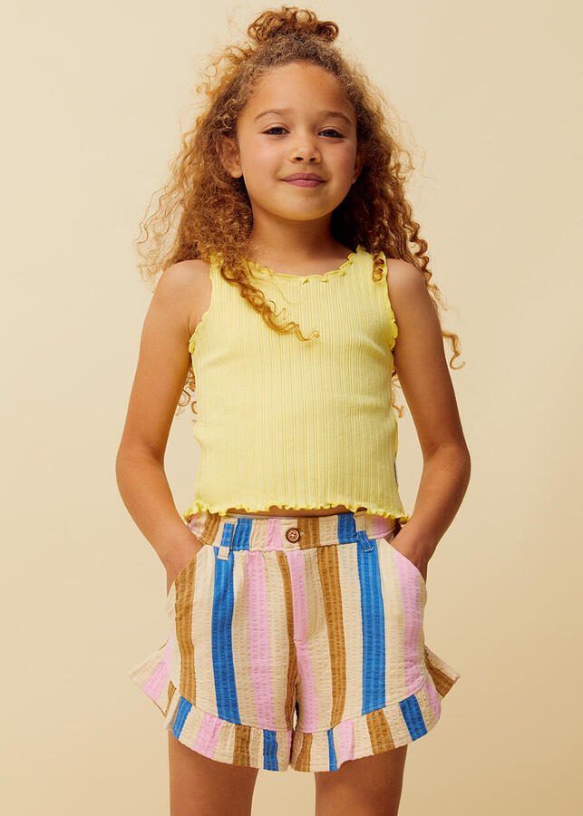 SPROET & SPROUT Meisjes Broeken Ruffle Shorts Stripe Multi - Foto 3