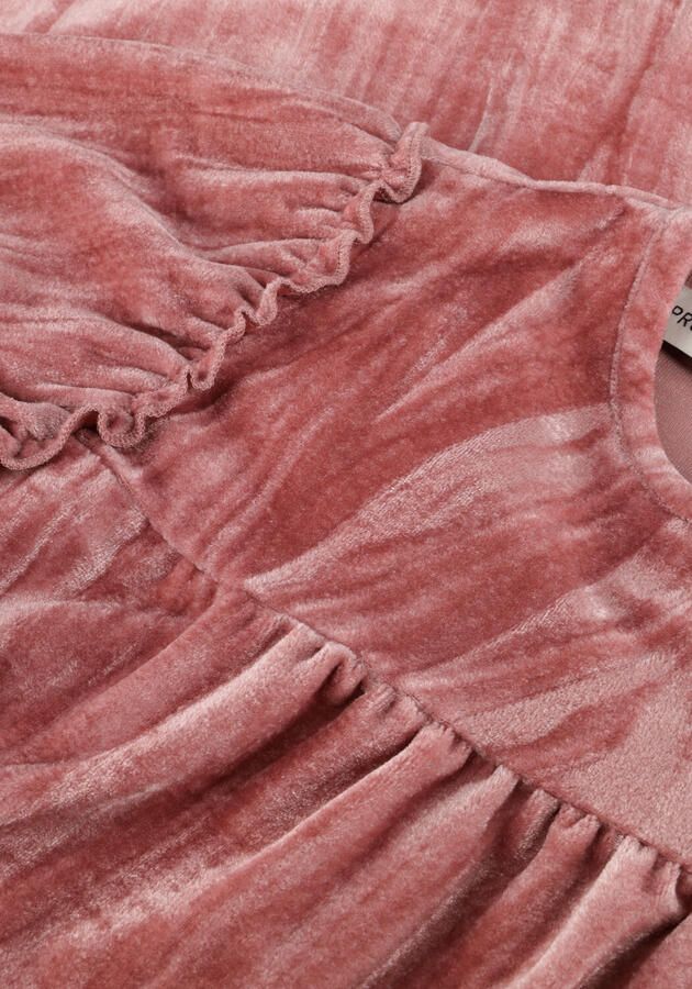 Sproet & Sprout Meisjes Jurken Poppy Dress Velvet Roze - Foto 3