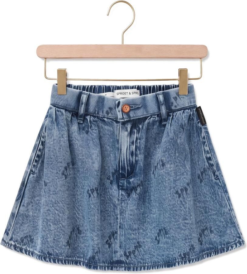 SPROET & SPROUT Meisjes Rokken Denim Skirt Blauw