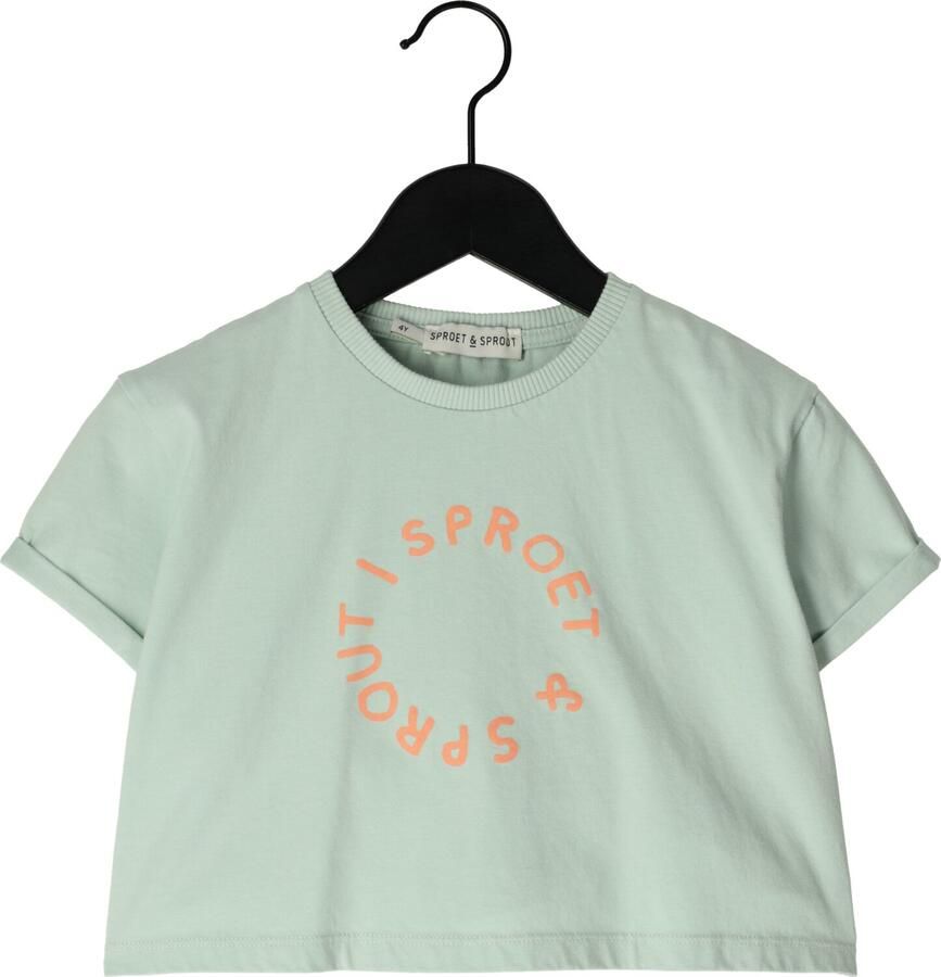 SPROET & SPROUT Meisjes Tops & T-shirts Boxy T-shirt Sproet Mint