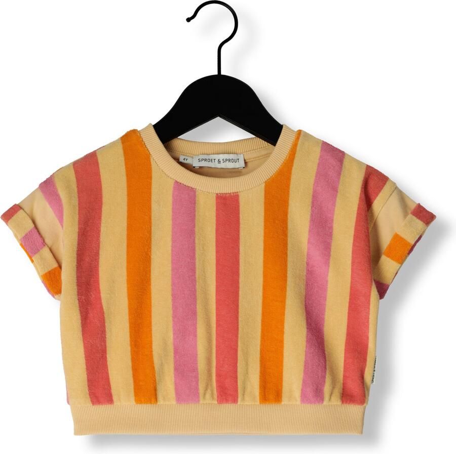 Sproet & Sprout Meisjes Tops & T-shirts Cropped Sweatshirt Stripes Multi - Foto 3