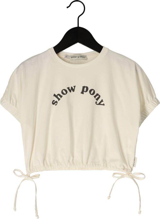 SPROET & SPROUT Meisjes Tops & T-shirts T-shirt Show Pony Creme