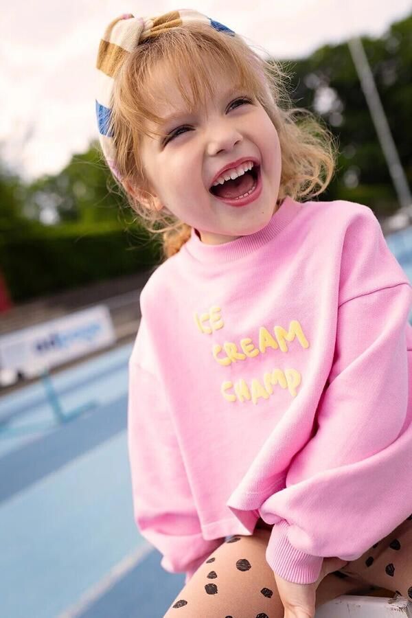 SPROET & SPROUT Meisjes Truien & Vesten Boxy Batman Sleeve Roze - Foto 3