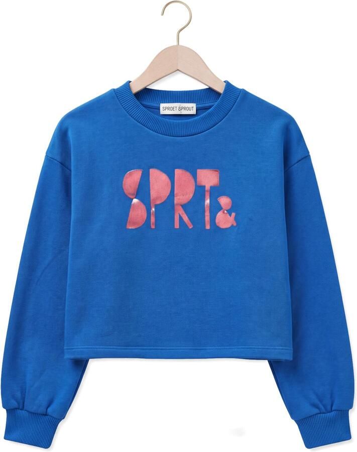 SPROET & SPROUT Meisjes Truien & Vesten Boxy Sweatshirt Logo Blauw