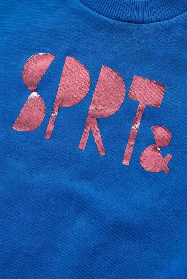 SPROET & SPROUT Meisjes Truien & Vesten Boxy Sweatshirt Logo Blauw - Foto 2