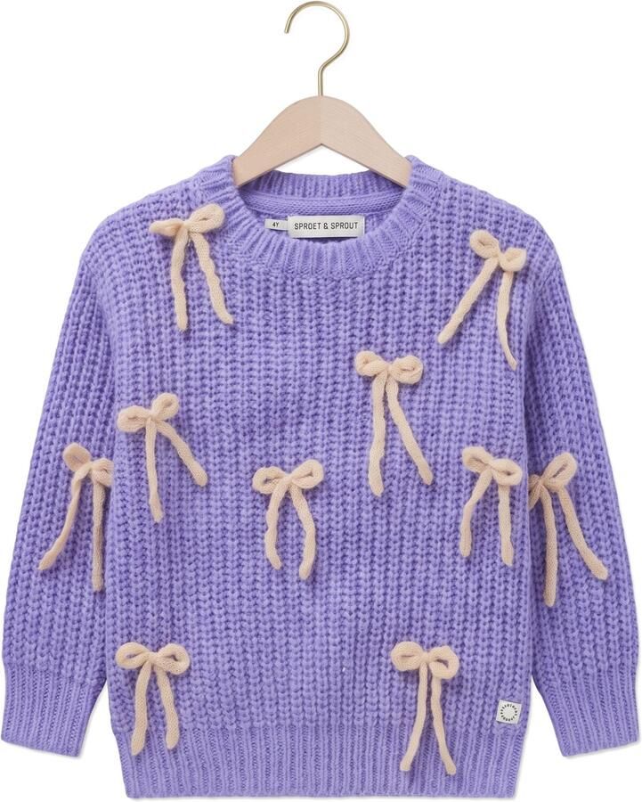 SPROET & SPROUT Meisjes Truien & Vesten Sweater Bows Paars