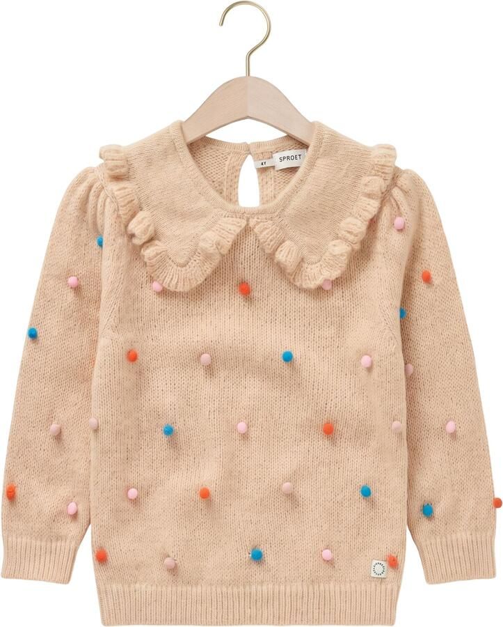 SPROET & SPROUT Meisjes Truien & Vesten Sweaters Dots Beige