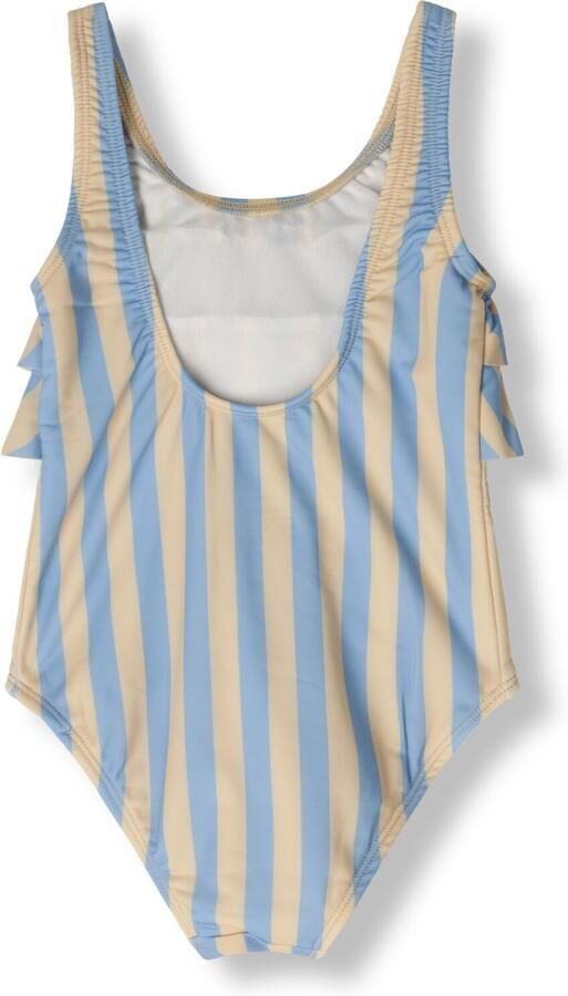 Sproet & Sprout Meisjes Zwemkleding Swimsuit Chest Ruffle Stripes Blauw - Foto 3
