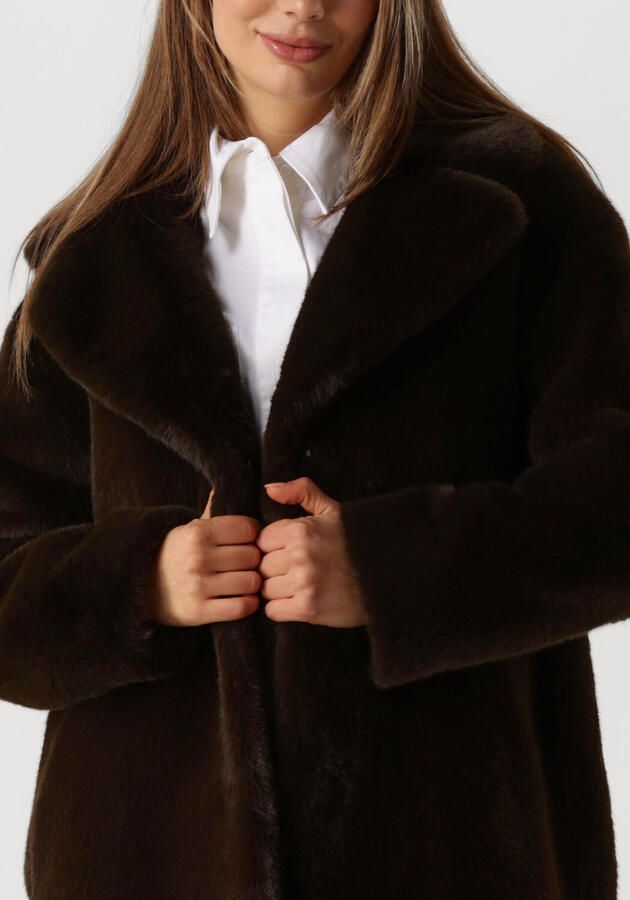 STAND STUDIO Dames Jassen Camille Cocoon Coat Bruin