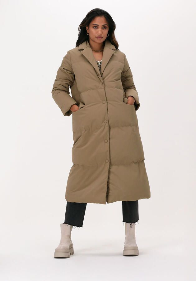 Olijf Stand Studio Gewatteerde Jas Gryer Coat - Foto 4