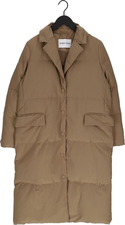 Olijf Stand Studio Gewatteerde Jas Gryer Coat - Foto 3