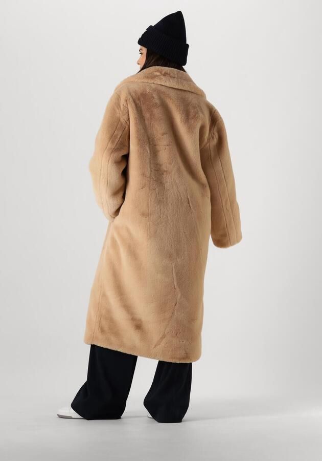 Stand Studio Beige Mantel met Reverskraag Beige Dames - Foto 2