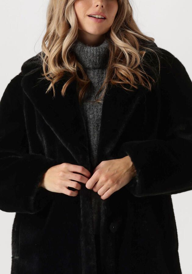 Stand Studio Maria Soft Coat Winter Stijlvol Black Dames - Foto 2