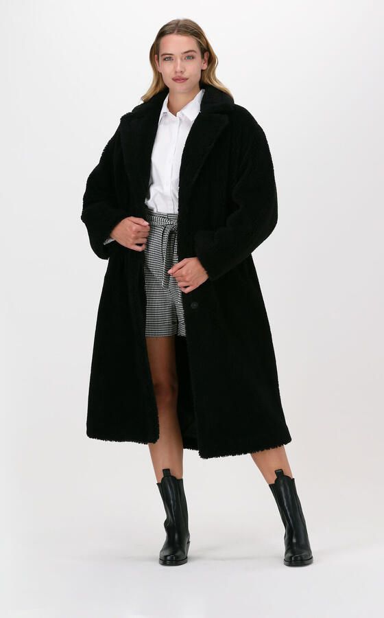 STAND STUDIO Dames Jassen Maria Coat Teddy Zwart - Foto 4