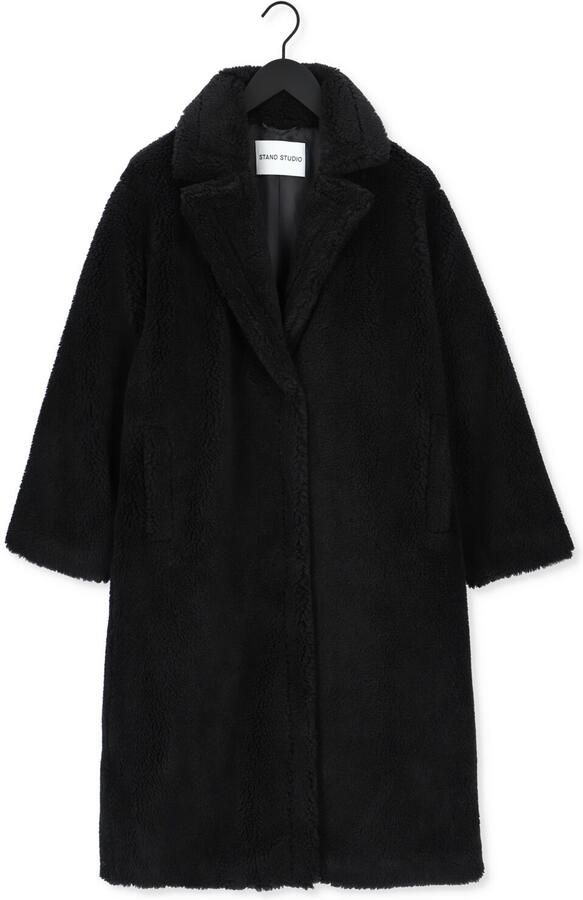 STAND STUDIO Dames Jassen Maria Coat Teddy Zwart - Foto 3