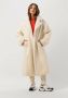 Stand Studio Oversized Faux Fur Teddy Coat White Dames - Thumbnail 1